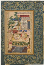 Jahangir és Khurram herceg Nur Dzsahánnal